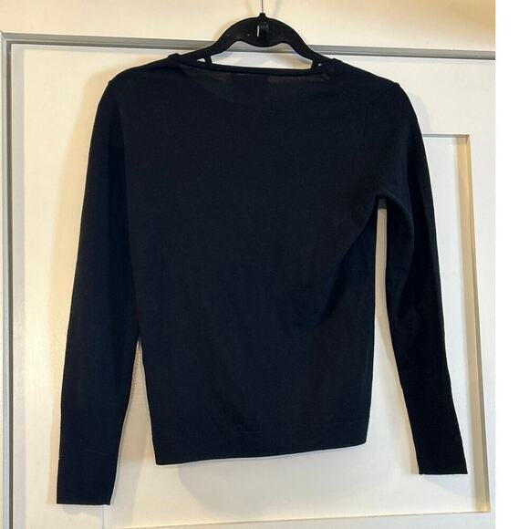 J. Crew Halle crewneck sweater Black XXS - Picture 4 of 6